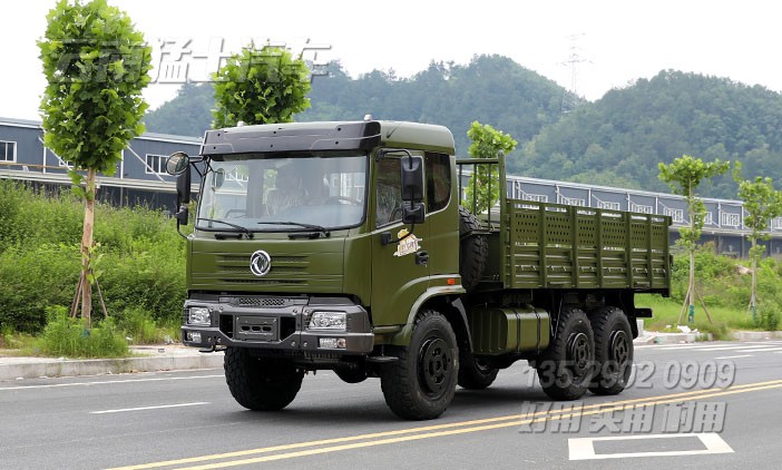 六驱平头卡车,高性价比卡车,4米8货箱卡车,越野型货车,东风卡车销售