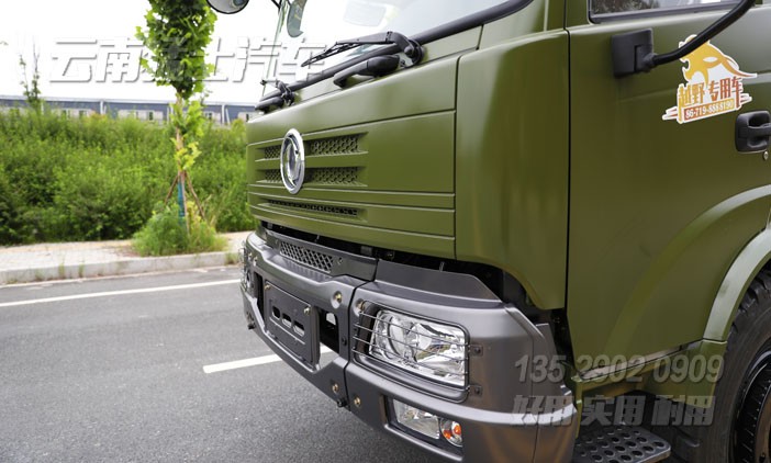 六驱平头卡车,高性价比卡车,4米8货箱卡车,越野型货车,东风卡车销售