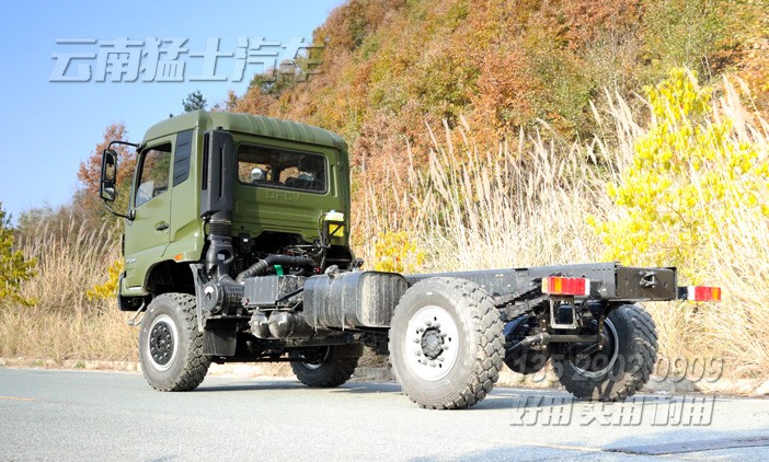 DFH2140B,4x4底盘,四驱越野车底盘,国六底盘改装,东风出口底盘配置,底盘改装厂家