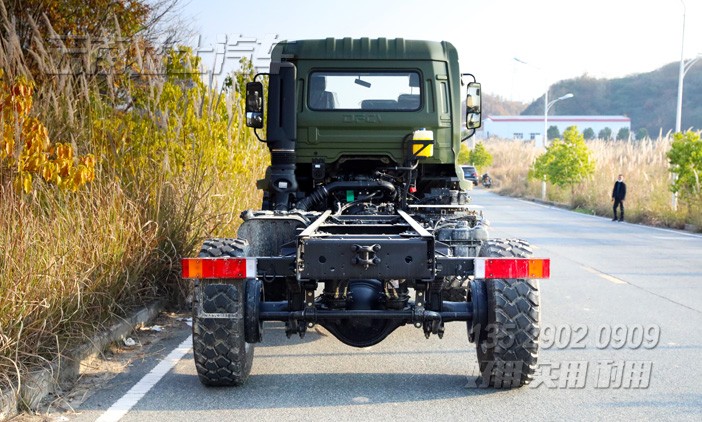 DFH2140B,4x4底盘,四驱越野车底盘,国六底盘改装,东风出口底盘配置,底盘改装厂家