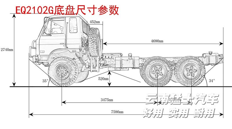 EQ2102,六驱越野底盘,底盘改装,东风153,专用车改装厂家